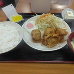 ごはんや - 唐揚げ定食