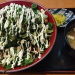 わァ食キッチンEAT - ねぎマヨソースかつ丼