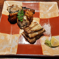 新宿うな鐵 はなれ - うなぎの八幡巻き・白焼き