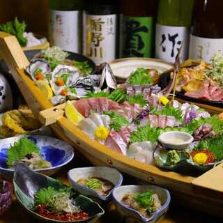 海の幸を堪能しながら、美酒に酔いしれる♪宴会コースもおすすめ