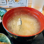 広島名物 牡蠣一番 - 牡蠣の味噌汁