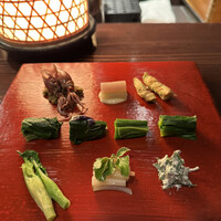 たでの葉 - 山菜盛り合わせ