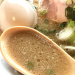 ラーメンハウス ブレーンバスター - 最上鴨１００%のスープ(* ˙꒳​˙)b