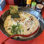 Menya Dainoji - だいのじラーメン大盛 各種コール＆トッピング。マー油が良い。