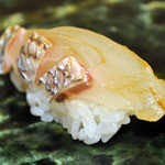 越乃 - （おつまみコース）鯛の昆布じめ