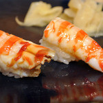 越乃 - （寿司コース）車海老