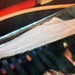 焼肉食堂 リキ太郎 - ホッケもサービスしてくれました、しっかり塩を振って