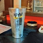 焼肉食堂 リキ太郎 - 本当にデカいレモンサワー　( ˙0˙)ｵｵｫｫ