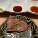 個室焼肉 銀座きたお - ミスジ、山葵で！