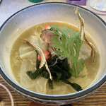 中華そば麦右衛門 - 季節の野菜が沢山
      