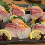 Aomori Nebuta Warudo - 鮮魚の盛り合わせ 3種