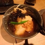 Kaisen Koshitsu Sakaba Imari - ウニと岩海苔の揚げ出し豆腐
