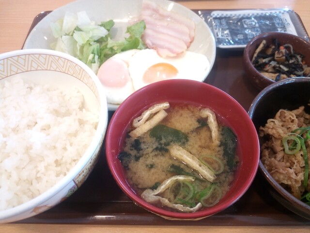 すき家 大船渡赤崎店 - 盛（牛丼）の写真