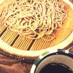 蕎麦切 森の - おそば（濃つゆ）