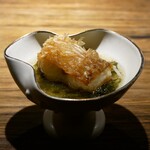 魚喰い切り壮士 - 『山口の甘鯛、広島の葉わさび餡掛け』