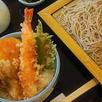 食事処 北乃庵 - そばとミニ天丼セット