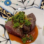 三宅輝 - 米沢牛の炭火焼き2