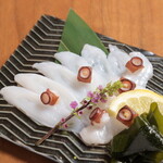 Octopus sashimi from Hiroshima
