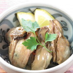 Oysters pickled in oil