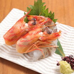 Hiroshima prawn sashimi