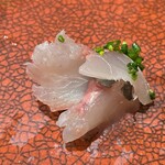 鮨匠 のむら - 根付き真鯵