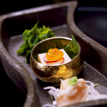 Kitashinchi Unoan - 先付は、日替わりで和洋折衷の創作料理