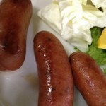 フレスガッセ - ソーセージ定食1200円