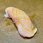 鮨匠 のむら - 炙り皮剥ぎ赤鯥【ノドグロ】