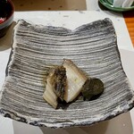 鮨匠 のむら - 黒鮑 肝添え