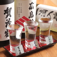 利き酒三種 (冷酒)