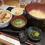 Kamaage Udon Hatsutomi - 小エビ天丼定食（¥980）