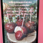 Daikanyama Candy Apple - 食べやすくカットされてました