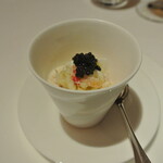 リストランテ カノフィーロ - パースニップのムースと毛蟹