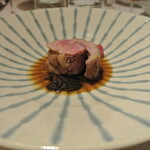 リストランテ カノフィーロ - フランス産仔羊ロース肉のアロースト　モリーユ茸のソース