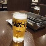 やきにくグレート&ホルモン - 生ビール（４８０円）