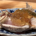 焼き鳥 とりら - 胸たたきポン酢ジュレ