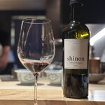 焼き鳥 とりら - グラス赤/Kenzo Estate/紫隠/米