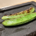 焼き鳥 とりら - スナップエンドウ