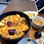 Yokohama Motomachi Doria - さつまいもとチキンの和風クリームドリアランチ