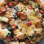 Tarte Cafe - 天然酵母ピザ季節のカプリチョーザ野菜は変更します