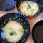 とびっちょ - 生海苔のお味噌汁