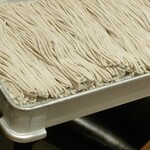 四季彩ダイニング　春 - 手打ち蕎麦：大将の手打ちそば、見事なお手前に一同ビックリ(^^;　味も確かな一品です