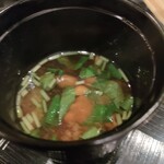 四季彩ダイニング　春 - なめこ入りお味噌汁：ホッとします