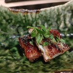 四季彩ダイニング　春 - 鰻の蒲焼き 蒸さずに焼く関西焼き、皮目がパリッとしてるのに、身はフンワリです