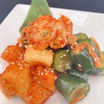 キムチ三種盛り合わせ