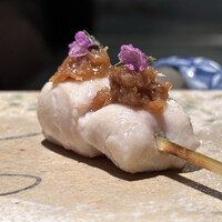 焼鳥 サイヒ - 大和肉鶏ササミ梅肉穂紫蘇