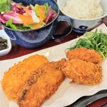 鈴屋 - ■ミックスフライと小うどん定食