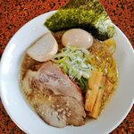 ToshimaZERO - 春季限定こってりしょうゆラーメン味玉入り1,030円+麺大盛100円