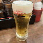 餃々 - 生ビール