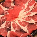千成 - 牛肉のしゃぶしゃぶ